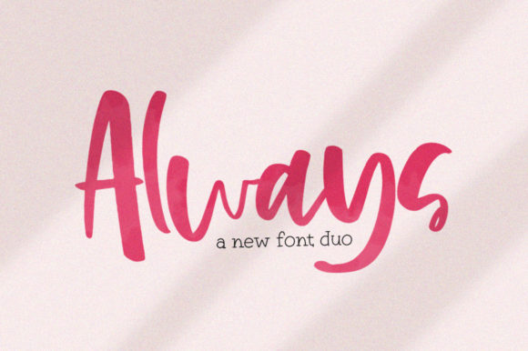 Always: A Handwritten Font for Elegant Web Design