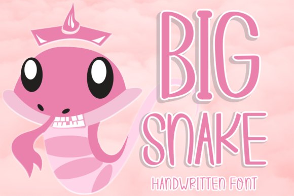 Big Snake Font: Friendly Handwritten Type for Campaigns