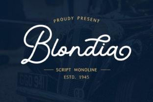Blondia Font: A Script Typeface for Branding