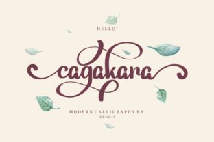 Cagakara Font Review: Soft Hand-Lettering for Brand Identity