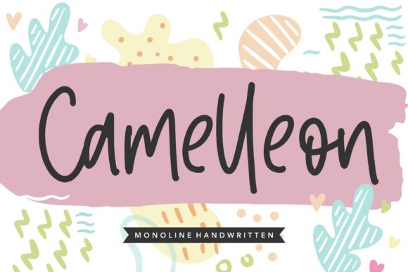 Camelleon Font: A Handwritten Typeface for Makers