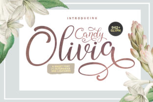 Candy Olivia Font: Playful Handwritten Type for Web Design
