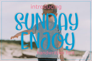 Discover the Charm of Sundayenjoy: A Versatile Handwritten Font