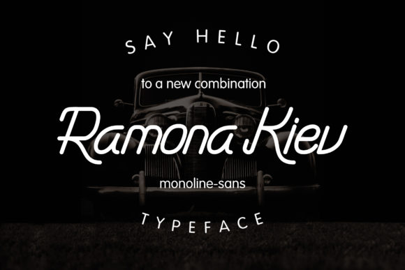 Discover the Elegance of Ramona Kiev: A Premium Handwritten Font