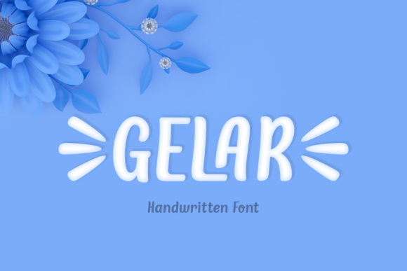 Gelar Font: A Handwritten Typeface for Makers