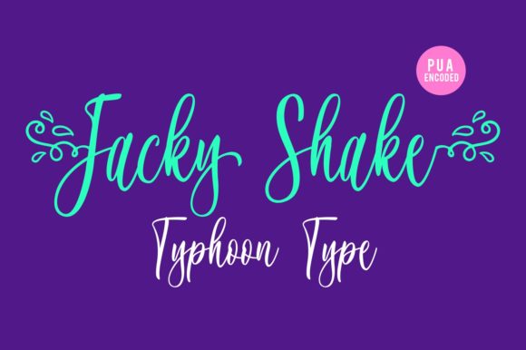 Jacky Shake Font: A Readable Handwritten Typeface for Makers