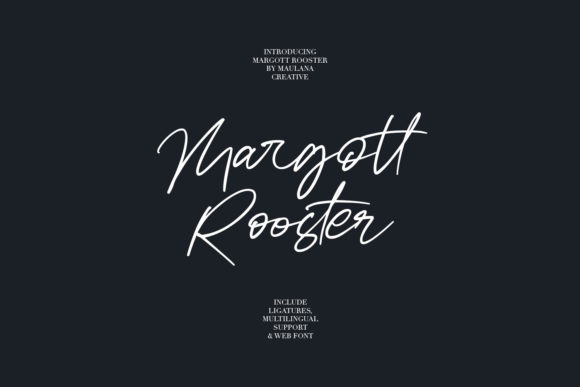 Margott Rooster Font: Elegant Script for Digital Campaigns
