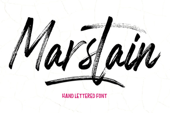 Marstain Font Review: A Brush Script for Modern Branding