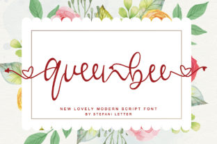 Queenbee Font: Sweet Handwritten Style for Small Business Branding