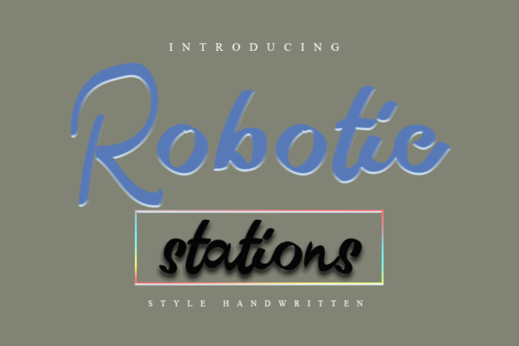 Robotic Stations Font: Elevating Digital Brand Identity