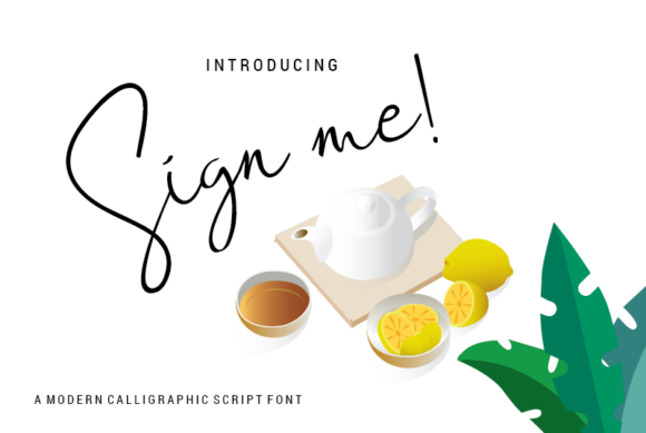 Sign Me Font: Elevating Web Design with Elegant Script