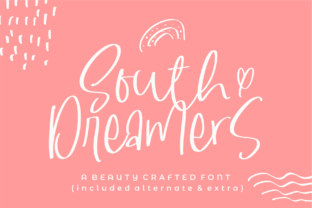South Dreamers Font: A Handwritten Typeface for Makers