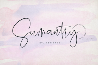 Sumantry Font: A Handwritten Typeface for Makers