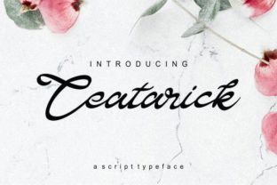 Teatarick Font: Elegant Handwritten Style for Business Branding
