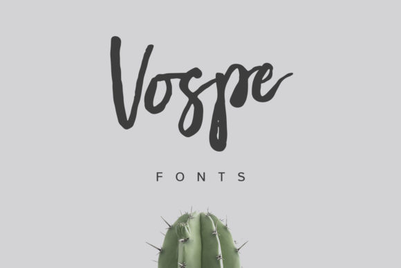 Vospe Font: Authentic Handwritten Style for Makers
